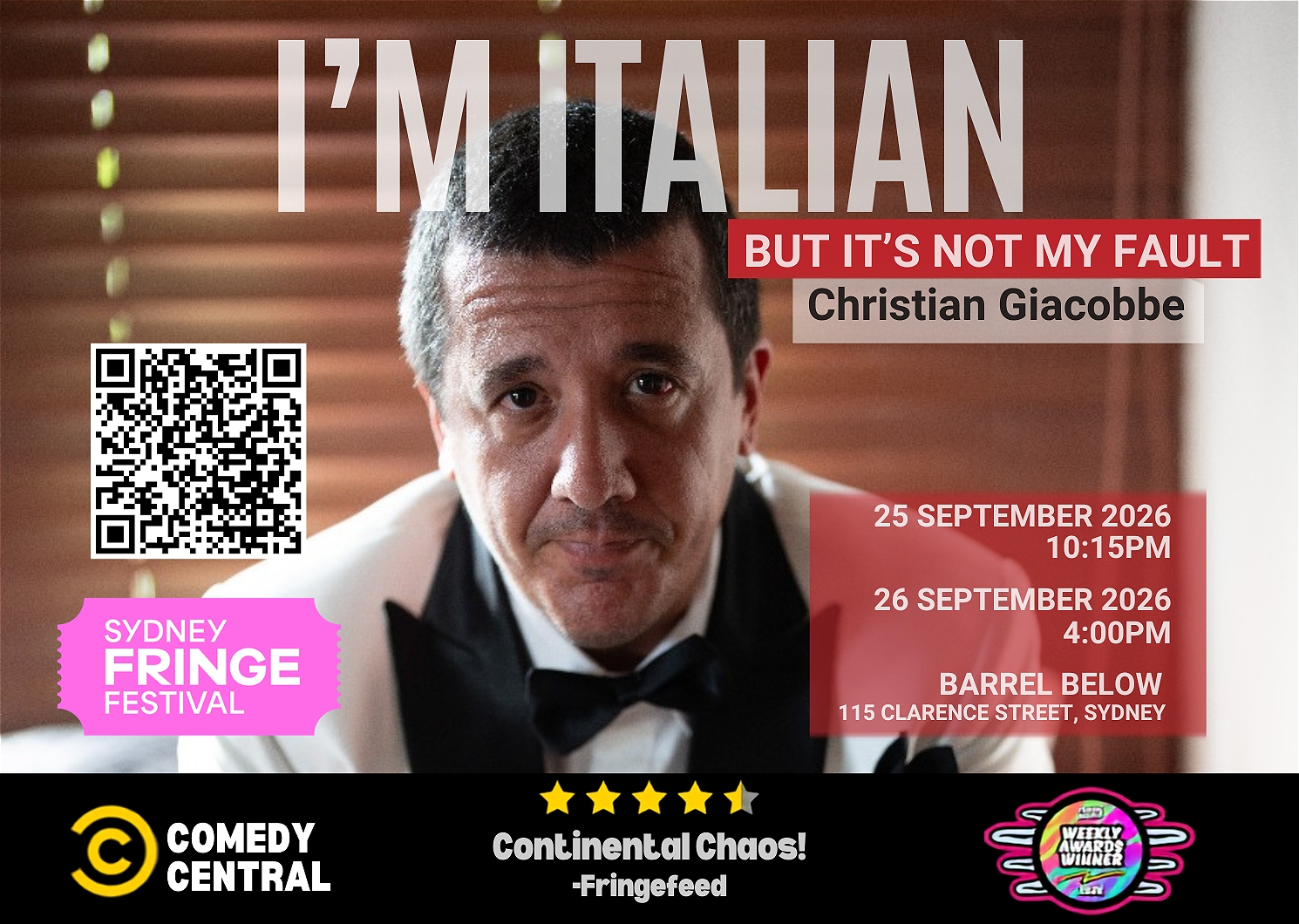 I'm Italian (But it's not my fault)