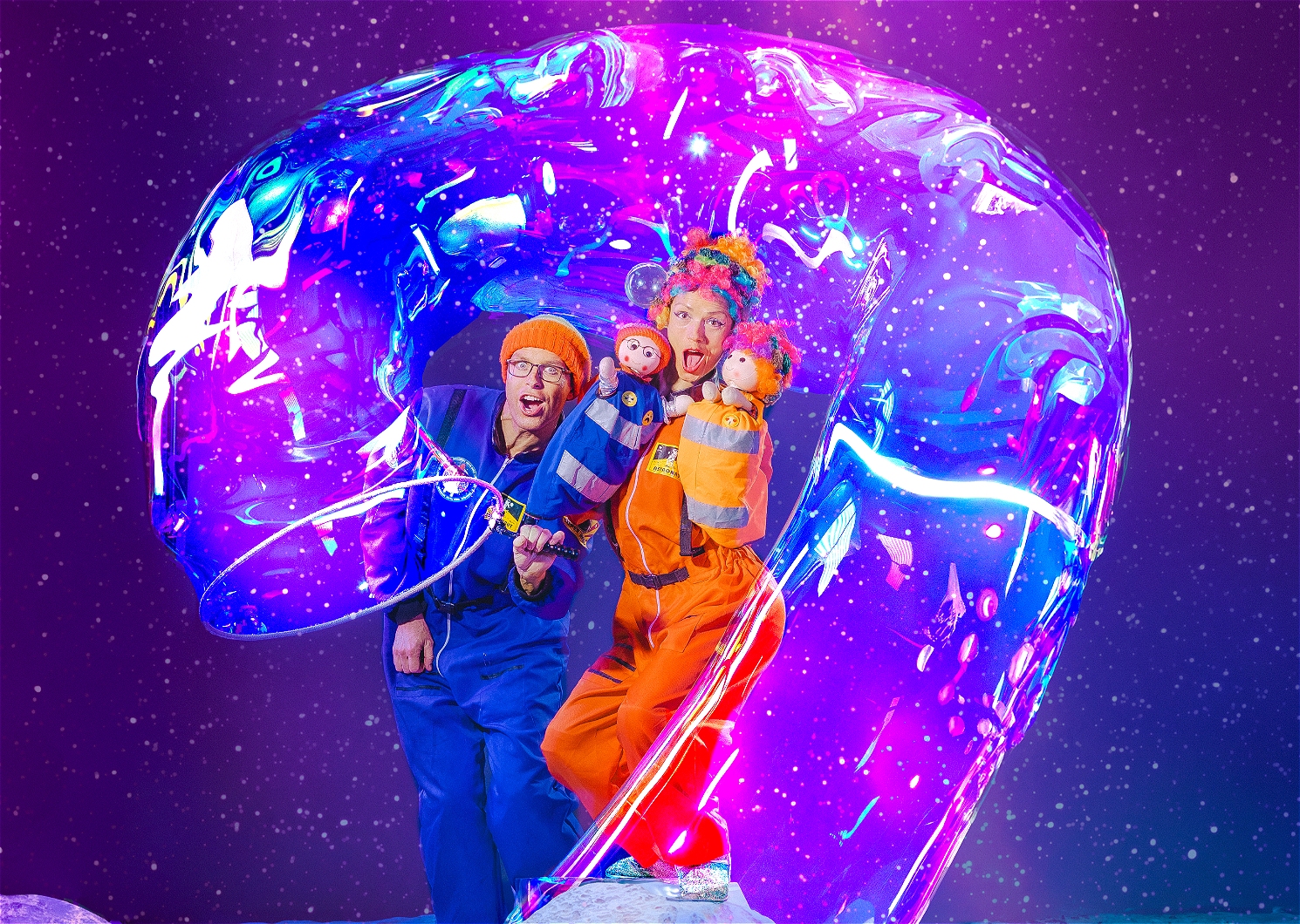 Bubble Show in Space
