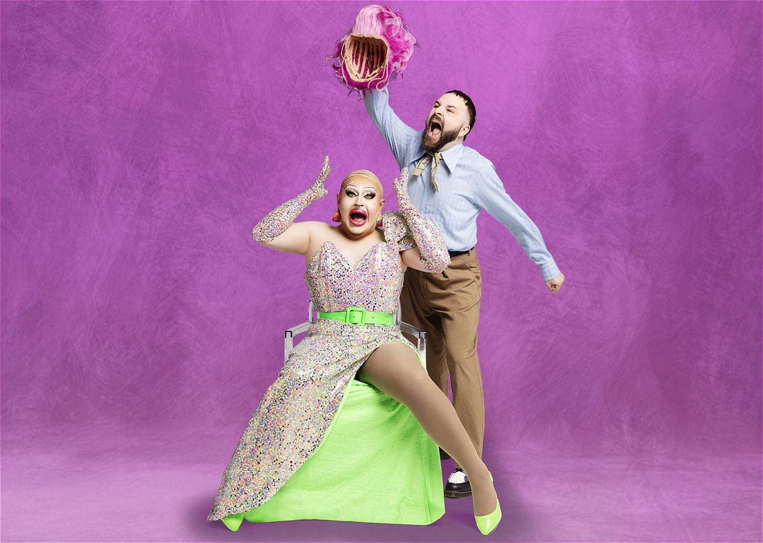 TIM COLLINS & HANNAH CONDA - BROTHERS IN WIGS