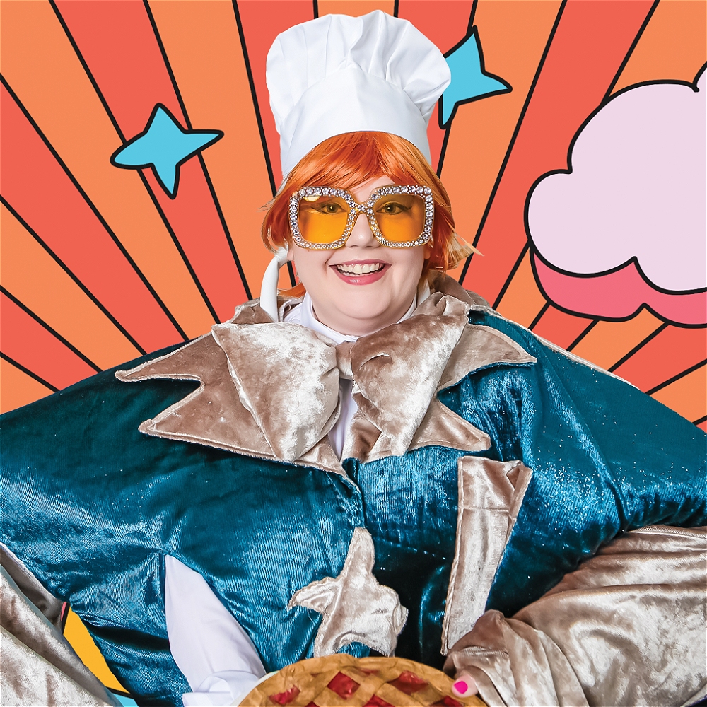 Katie Pritchard is Sir Elton Scone (WIP)